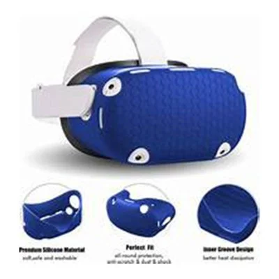 Gamax Oculus Quest 2 Console Silicon Case - Blue